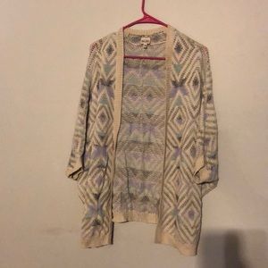 Mudd 3/4 sleeve cardigan